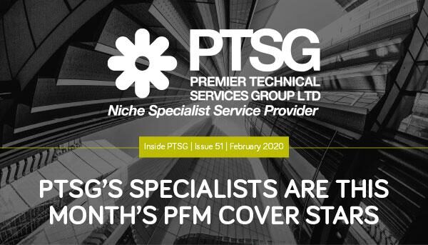 PTSG’S SPECIALISTS ARE THIS MONTH’S PFM COVER STARS
