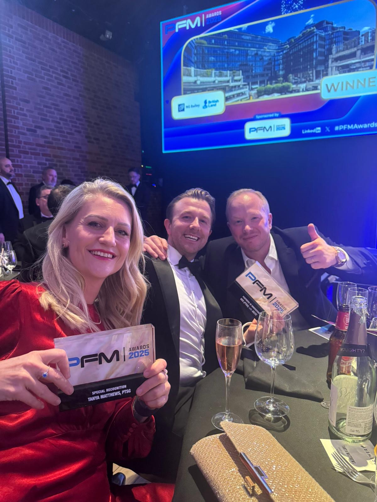 PTSG wins twice at the PFM Partnership Awards 2025